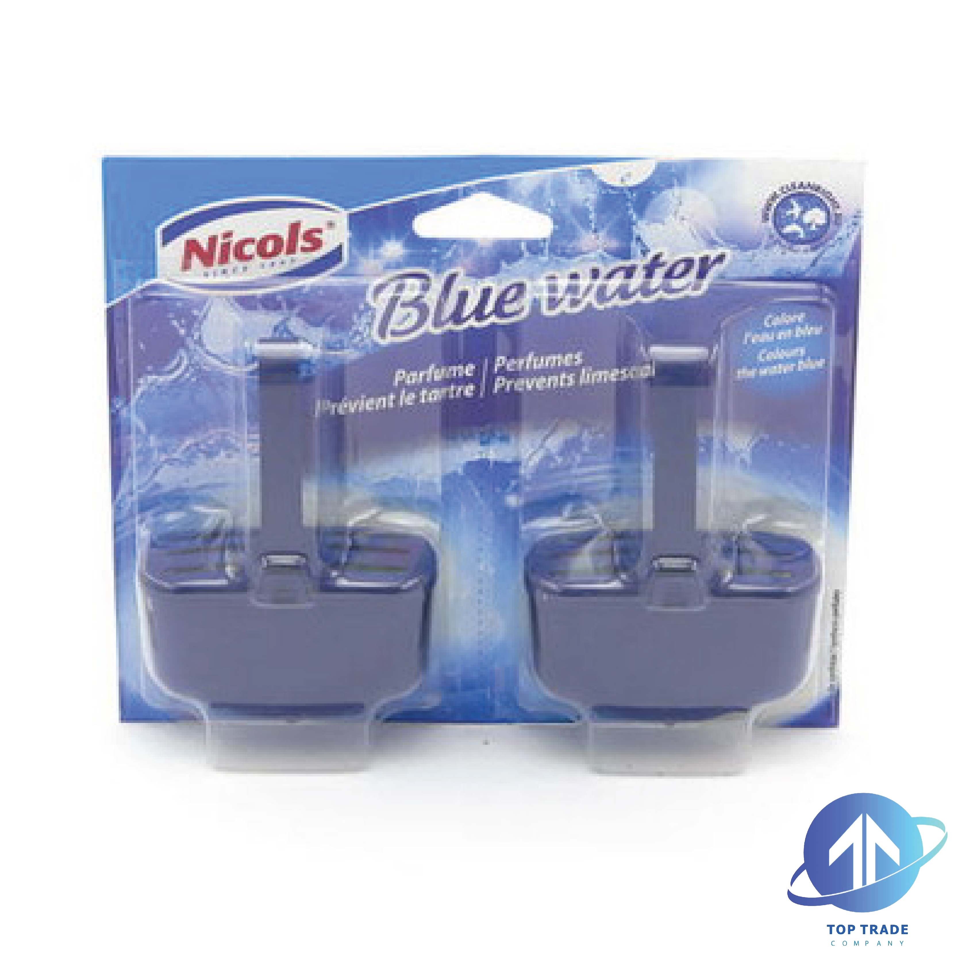 Nicols wc-bloc hard bleu water 2x40gr